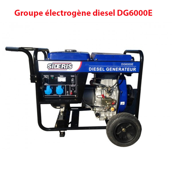 Groupe électrogène à moteur diesel 5000W