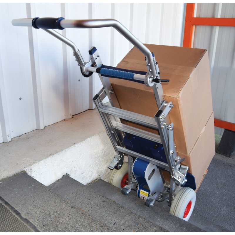 Diable monte-escalier électrique repliable avec frein 170 kg - STOCKMAN -  DMEG170 - Cdiscount Bricolage